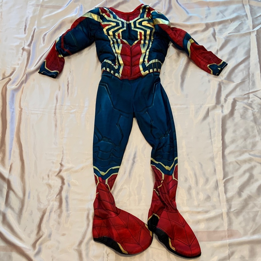 Spider-Man Kids Superhero Costume - Red and Blue size M - Picture 7 of 10
